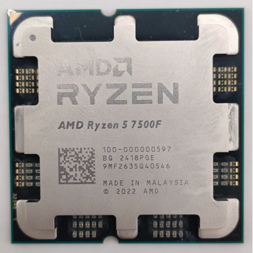 Процесор AMD Ryzen 5 7500F 3.7(5.0)GHz 32MB sAM5 Tray (100-000000597) (Відновлено продавцем, 868774) купити в Україні: Київ, Львів, Хмельницький, Тернопіль, Івано-Франківськ | Перевірка сумісності, низька ціна, відгуки, характеристики від TELEMART фото