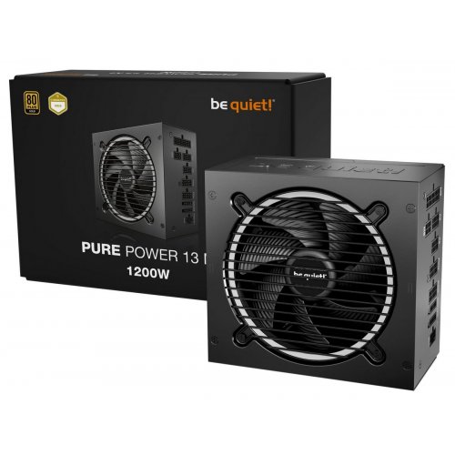 Блок питания Be Quiet! Pure Power 13 M 1200W (BP029EU) купить в Украине: Киев, Днепр, Харьков, Одесса  | Проверка совместимости, низкая цена, отзывы, характеристики от TELEMART фото