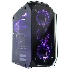 Корпус QUBE Mirror RGB без БП (QBM97_FCNU3) Black (Восстановлено продавцом, 868804)