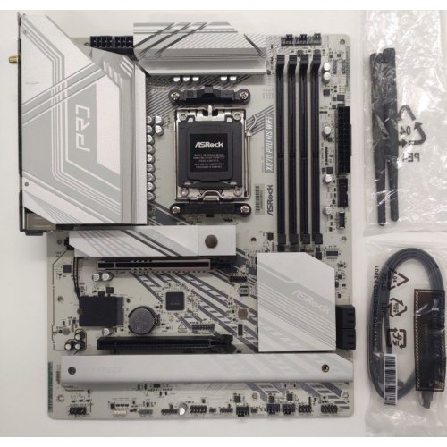 Материнська плата AsRock X870 Pro RS WiFi (sAM5, AMD X870) (Відновлено продавцем, 868820) купити в Україні: Київ, Львів, Хмельницький, Тернопіль, Івано-Франківськ | Перевірка сумісності, низька ціна, відгуки, характеристики від TELEMART фото