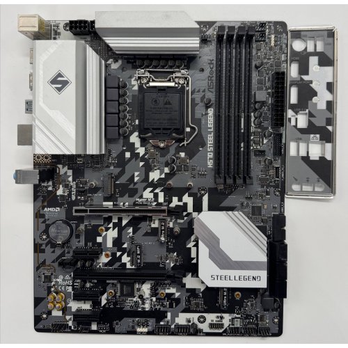Материнська плата AsRock H570 Steel Legend (s1200, Intel H570) (Відновлено продавцем, 868831) купити в Україні: Київ, Львів, Хмельницький, Тернопіль, Івано-Франківськ | Перевірка сумісності, низька ціна, відгуки, характеристики від TELEMART фото