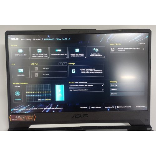 Ноутбук Asus TUF Gaming F15 FX506HM-AZ127 (90NR0753-M03310) Eclipse Gray (Восстановлено продавцом, 868972) купить в Украине: Киев, Днепр, Харьков, Одесса  | Низкая цена, отзывы, характеристики от TELEMART фото