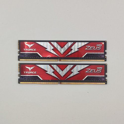 Озп Team DDR4 16GB (2x8GB) 2666Mhz T-Force Zeus (TTZD416G2666HC19DC01) (Відновлено продавцем, 868975) купити в Україні: Київ, Львів, Хмельницький, Тернопіль, Івано-Франківськ | Перевірка сумісності, низька ціна, відгуки, характеристики від TELEMART фото