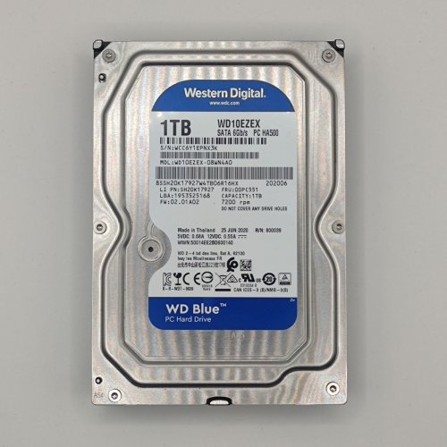 Жесткий диск Western Digital Blue 1TB 64MB 3.5" (WD10EZEX) (Восстановлено продавцом, 868977) купить в Украине: Киев, Днепр, Харьков, Одесса  | Проверка совместимости, низкая цена, отзывы, характеристики от TELEMART фото