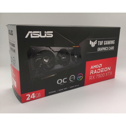 Відеокарта Asus TUF Radeon RX 7900 XTX Gaming OC 24576MB (TUF-RX7900XTX-O24G-GAMING) (Відновлено продавцем, 868979) купити в Україні: Київ, Львів, Хмельницький, Тернопіль, Івано-Франківськ | Перевірка сумісності, низька ціна, відгуки, характеристики від TELEMART фото