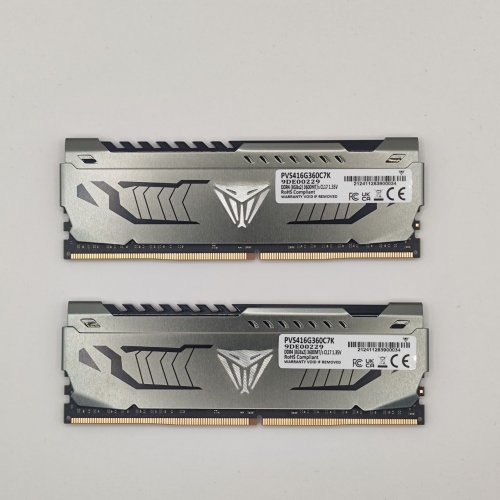 Озп Patriot DDR4 16GB (2x8GB) 3600Mhz Viper Steel (PVS416G360C7K) (Відновлено продавцем, 868988) купити в Україні: Київ, Львів, Хмельницький, Тернопіль, Івано-Франківськ | Перевірка сумісності, низька ціна, відгуки, характеристики від TELEMART фото