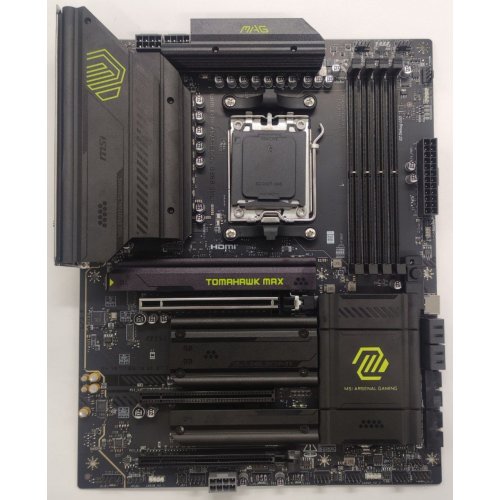 Материнская плата MSI MAG B850 TOMAHAWK MAX WIFI (sAM5, AMD B850) (Восстановлено продавцом, 868994) купить в Украине: Киев, Днепр, Харьков, Одесса  | Проверка совместимости, низкая цена, отзывы, характеристики от TELEMART фото