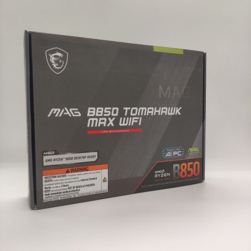 Материнская плата MSI MAG B850 TOMAHAWK MAX WIFI (sAM5, AMD B850) (Восстановлено продавцом, 868994) купить в Украине: Киев, Днепр, Харьков, Одесса  | Проверка совместимости, низкая цена, отзывы, характеристики от TELEMART фото