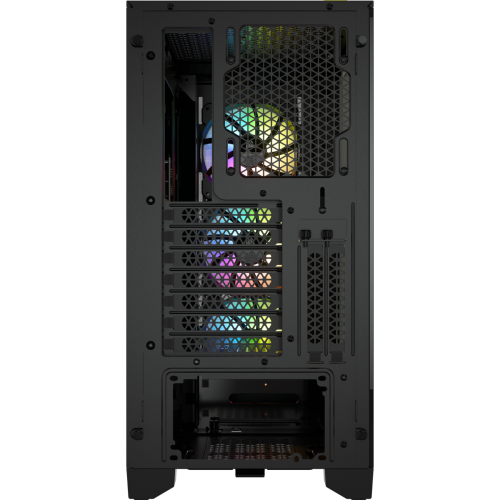 Уценка корпус Corsair iCUE 4000X RGB Tempered Glass без БП (CC-9011204-WW) Black (Вскрытая упаковка, 869001) купить в Украине: Киев, Днепр, Харьков, Одесса  | Проверка совместимости, низкая цена, отзывы, характеристики от TELEMART фото