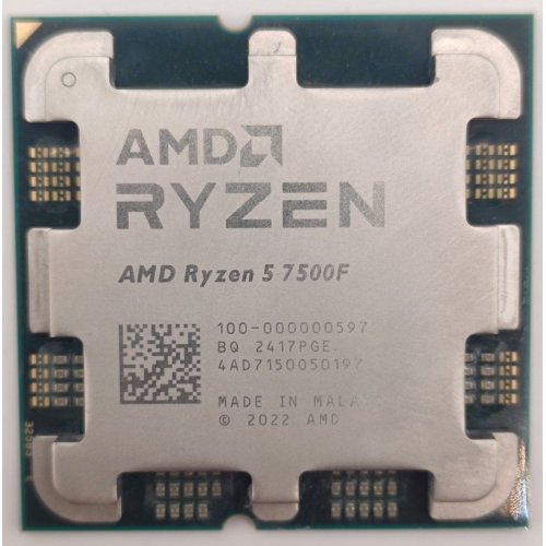 Процесор AMD Ryzen 5 7500F 3.7(5.0)GHz 32MB sAM5 Tray (100-000000597) (Відновлено продавцем, 869008) купити в Україні: Київ, Львів, Хмельницький, Тернопіль, Івано-Франківськ | Перевірка сумісності, низька ціна, відгуки, характеристики від TELEMART фото