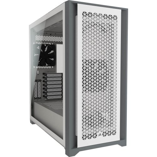 Уценка корпус Corsair 5000D AIRFLOW Tempered Glass без БП (CC-9011211-WW) White (Царапины на стекле, 869012) купить в Украине: Киев, Днепр, Харьков, Одесса  | Проверка совместимости, низкая цена, отзывы, характеристики от TELEMART фото