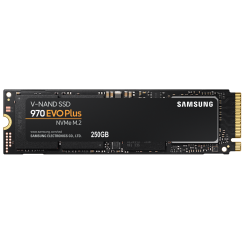Ssd-диск Samsung 970 Evo Plus V-NAND MLC 250GB M.2 (2280 PCI-E) (MZ-V7S250BW) (Восстановлено продавцом, 869268)
