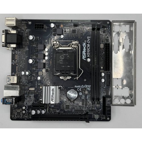 Материнская плата AsRock H310CM-DVS (s1151-V2, Intel H310) (Восстановлено продавцом, 869285) купить в Украине: Киев, Днепр, Харьков, Одесса  | Проверка совместимости, низкая цена, отзывы, характеристики от TELEMART фото