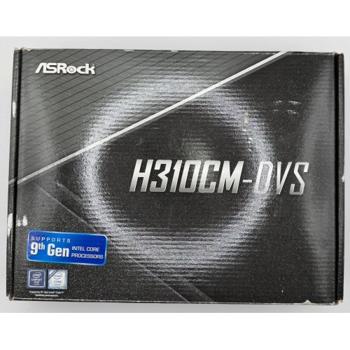 Материнская плата AsRock H310CM-DVS (s1151-V2, Intel H310) (Восстановлено продавцом, 869285) купить в Украине: Киев, Днепр, Харьков, Одесса  | Проверка совместимости, низкая цена, отзывы, характеристики от TELEMART фото