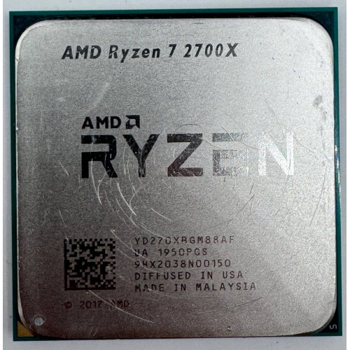 Процессор AMD Ryzen 7 2700X 3.7(4.3)GHz 16MB sAM4 Tray (YD270XBGAFMPK) (Восстановлено продавцом, 869295) купить в Украине: Киев, Днепр, Харьков, Одесса  | Проверка совместимости, низкая цена, отзывы, характеристики от TELEMART фото