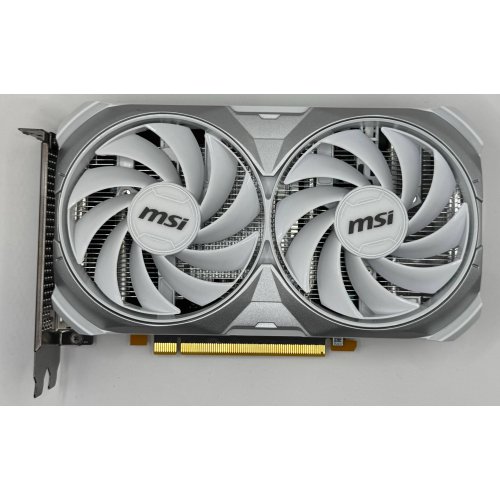 Відеокарта MSI GeForce RTX 4060 VENTUS 2X WHITE OC 8192MB (RTX 4060 VENTUS 2X WHITE 8G OC) (Відновлено продавцем, 869300) купити в Україні: Київ, Львів, Хмельницький, Тернопіль, Івано-Франківськ | Перевірка сумісності, низька ціна, відгуки, характеристики від TELEMART фото