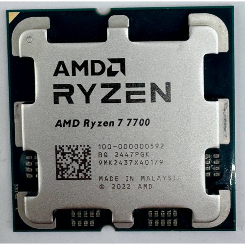 Процессор AMD Ryzen 7 7700 3.8(5.3)GHz 32MB sAM5 Tray (100-000000592) (Восстановлено продавцом, 869327) купить в Украине: Киев, Днепр, Харьков, Одесса  | Проверка совместимости, низкая цена, отзывы, характеристики от TELEMART фото