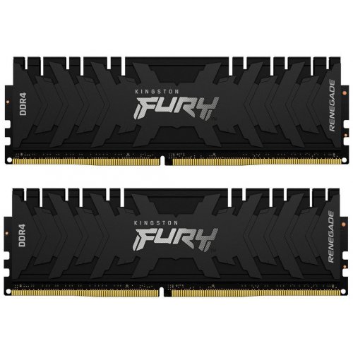 Озп Kingston DDR4 16GB (2x8GB) 3200Mhz FURY Renegade Black (KF432C16RBK2/16) (Відновлено продавцем, 869337) купити в Україні: Київ, Львів, Хмельницький, Тернопіль, Івано-Франківськ | Перевірка сумісності, низька ціна, відгуки, характеристики від TELEMART фото
