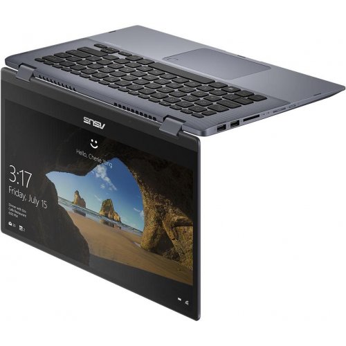 Продати Ноутбук Asus VivoBook Flip 14 TP412UA-EC039T (90NB0J72-M01370) Silver Blue за Trade-In у інтернет-магазині Телемарт - Київ, Дніпро, Україна фото