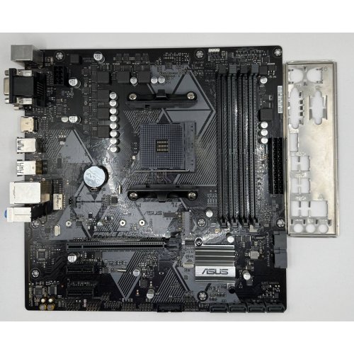 Материнская плата Asus PRIME B450M-A (sAM4, AMD B450) (Восстановлено продавцом, 869342) купить в Украине: Киев, Днепр, Харьков, Одесса  | Проверка совместимости, низкая цена, отзывы, характеристики от TELEMART фото