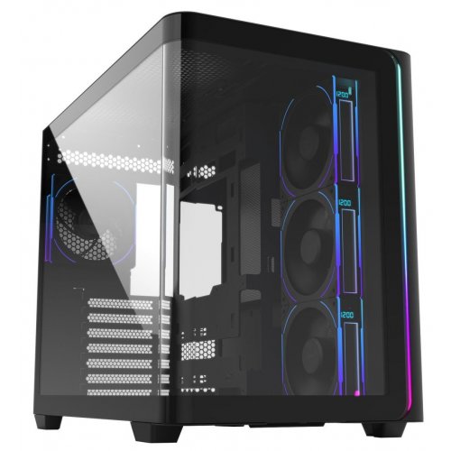 Корпус FSP M580 Plus Tempered Glass без БП (M580-BP) Black купить в Украине: Киев, Днепр, Харьков, Одесса  | Проверка совместимости, низкая цена, отзывы, характеристики от TELEMART фото