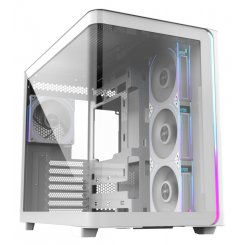 Корпус FSP M580 Plus Tempered Glass без БП (M580-WP) White