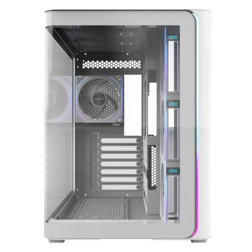 Корпус FSP M580 Plus Tempered Glass без БП (M580-WP) White купить в Украине: Киев, Днепр, Харьков, Одесса  | Проверка совместимости, низкая цена, отзывы, характеристики от TELEMART фото