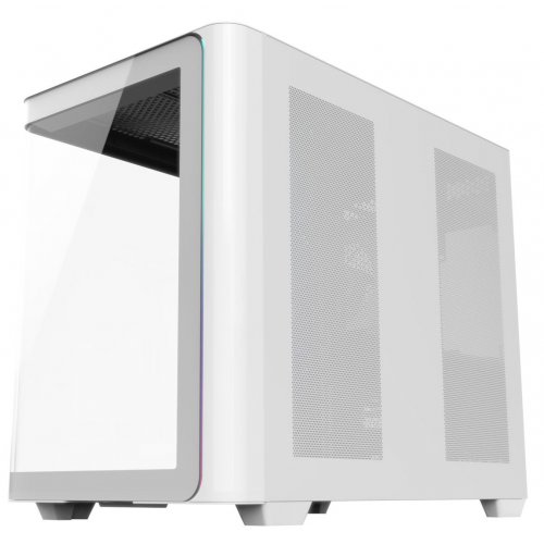 Корпус FSP M580 Plus Tempered Glass без БП (M580-WP) White купить в Украине: Киев, Днепр, Харьков, Одесса  | Проверка совместимости, низкая цена, отзывы, характеристики от TELEMART фото