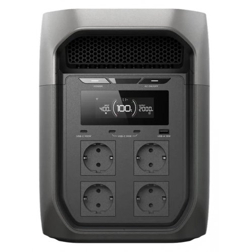 Зарядная станция EcoFlow DELTA 3 Max 2400W 2048Wh (EFD3M-G-EU-CBOX) купить в Украине: Киев, Днепр, Харьков, Одесса  | Низкая цена, отзывы, характеристики от TELEMART фото