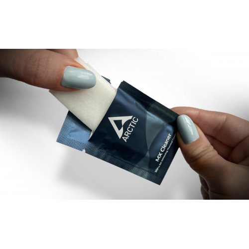 Салфетки для снятия термопасты Arctic MX Cleaner Wipes 40pcs (ACTCP00033A) купить в Украине: Киев, Днепр, Харьков, Одесса  | Низкая цена, отзывы, характеристики от TELEMART фото