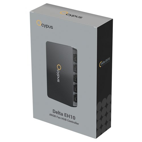 Розгалужувач вентиляторів корпусу Ocypus Delta EH10 Pro (DELTA-EH10-BKN00PXX-GL) Black купити в Україні: Київ, Львів, Хмельницький, Тернопіль, Івано-Франківськ | Низька ціна, відгуки, характеристики від TELEMART фото