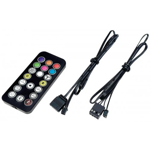 Розгалужувач вентиляторів корпусу Ocypus Delta EH10 Pro (DELTA-EH10-BKN00PXX-GL) Black купити в Україні: Київ, Львів, Хмельницький, Тернопіль, Івано-Франківськ | Низька ціна, відгуки, характеристики від TELEMART фото