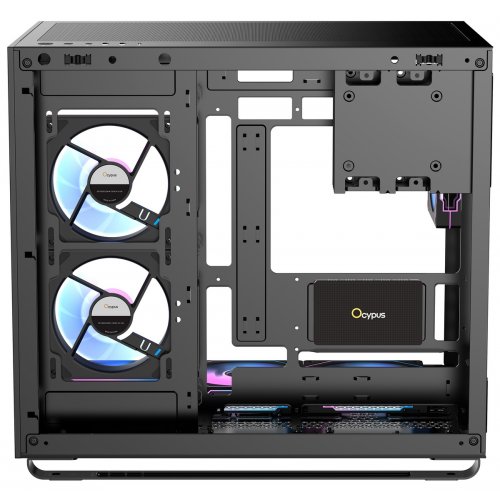 Розгалужувач вентиляторів корпусу Ocypus Delta EH10 (DELTA-EH10-BKN00XXX-GL) Black купити в Україні: Київ, Львів, Хмельницький, Тернопіль, Івано-Франківськ | Низька ціна, відгуки, характеристики від TELEMART фото