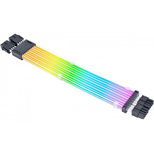 Кастомный кабель питания Lian Li Strimer Wireless 2 x 8 pin CPU ARGB (G89.PW8-1W-CPU.00) купить в Украине: Киев, Днепр, Харьков, Одесса  | Низкая цена, отзывы, характеристики от TELEMART фото