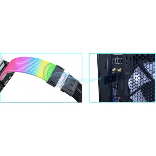 Кастомный кабель питания Lian Li Strimer Wireless 24P Controller Included ARGB (G89.PW24-1W-T.00) купить в Украине: Киев, Днепр, Харьков, Одесса  | Низкая цена, отзывы, характеристики от TELEMART фото