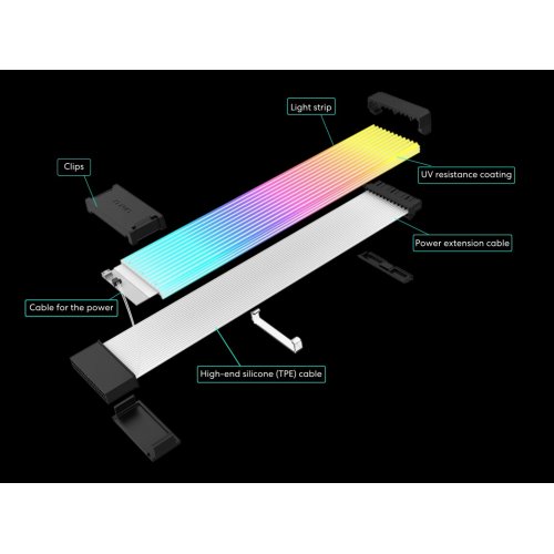 Кастомный кабель питания Lian Li Strimer Wireless 24P Controller Included ARGB (G89.PW24-1W-T.00) купить в Украине: Киев, Днепр, Харьков, Одесса  | Низкая цена, отзывы, характеристики от TELEMART фото