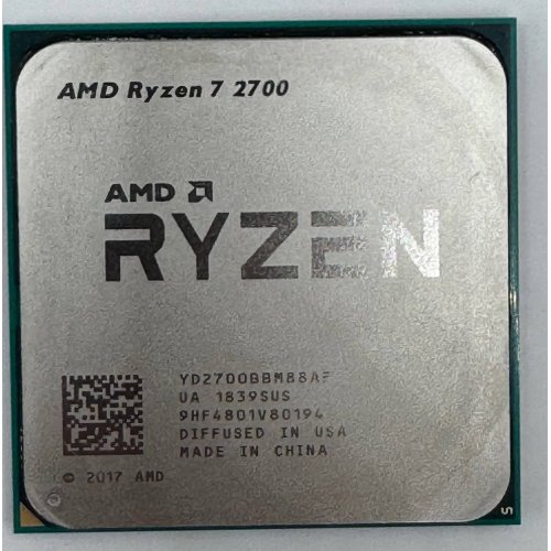 Процессор AMD Ryzen 7 2700 3.2(4.1)GHz 16MB sAM4 Box (YD2700BBAFBOX) (Восстановлено продавцом, 869494) купить в Украине: Киев, Днепр, Харьков, Одесса  | Проверка совместимости, низкая цена, отзывы, характеристики от TELEMART фото