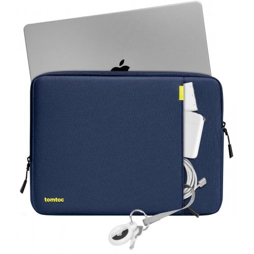 Чохол для ноутбука Tomtoc 13" Defender-A13 (A13C2B2) Navy Blue купити в Україні: Київ, Львів, Хмельницький, Тернопіль, Івано-Франківськ | Низька ціна, відгуки, характеристики від TELEMART фото
