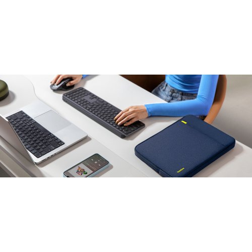 Чохол для ноутбука Tomtoc 13" Defender-A13 (A13C2B2) Navy Blue купити в Україні: Київ, Львів, Хмельницький, Тернопіль, Івано-Франківськ | Низька ціна, відгуки, характеристики від TELEMART фото