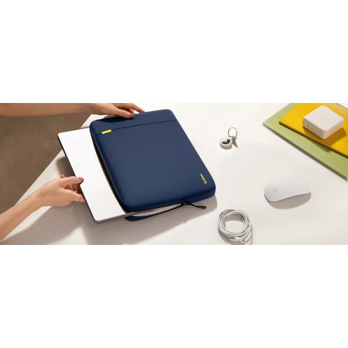 Чохол для ноутбука Tomtoc 13" Defender-A13 (A13C2B2) Navy Blue купити в Україні: Київ, Львів, Хмельницький, Тернопіль, Івано-Франківськ | Низька ціна, відгуки, характеристики від TELEMART фото