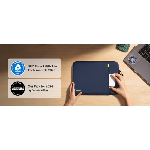 Чохол для ноутбука Tomtoc 13" Defender-A13 (A13C2B2) Navy Blue купити в Україні: Київ, Львів, Хмельницький, Тернопіль, Івано-Франківськ | Низька ціна, відгуки, характеристики від TELEMART фото