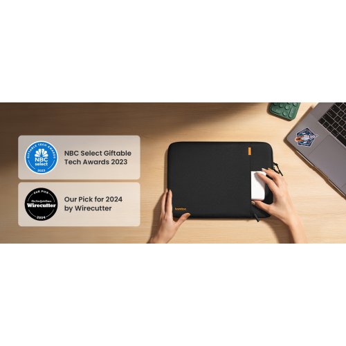 Чехол для ноутбука Tomtoc 14" Defender-A13 (A13D2D1) Black купить в Украине: Киев, Днепр, Харьков, Одесса  | Низкая цена, отзывы, характеристики от TELEMART фото