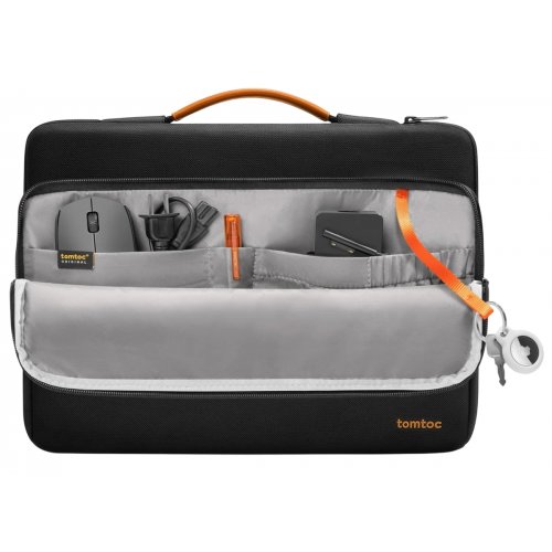 Сумка Tomtoc 14.4" Defender-A14 (A14D3D1) Black купити в Україні: Київ, Львів, Хмельницький, Тернопіль, Івано-Франківськ | Низька ціна, відгуки, характеристики від TELEMART фото