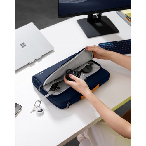 Сумка Tomtoc 16.2" Defender-A14 (A14F3B2) Navy Blue купить в Украине: Киев, Днепр, Харьков, Одесса  | Низкая цена, отзывы, характеристики от TELEMART фото