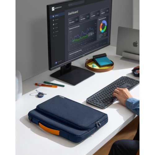 Сумка Tomtoc 16.2" Defender-A14 (A14F3B2) Navy Blue купить в Украине: Киев, Днепр, Харьков, Одесса  | Низкая цена, отзывы, характеристики от TELEMART фото