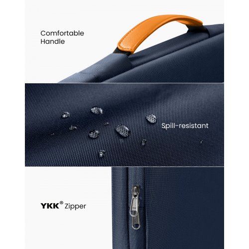 Сумка Tomtoc 16.2" Defender-A14 (A14F3B2) Navy Blue купить в Украине: Киев, Днепр, Харьков, Одесса  | Низкая цена, отзывы, характеристики от TELEMART фото