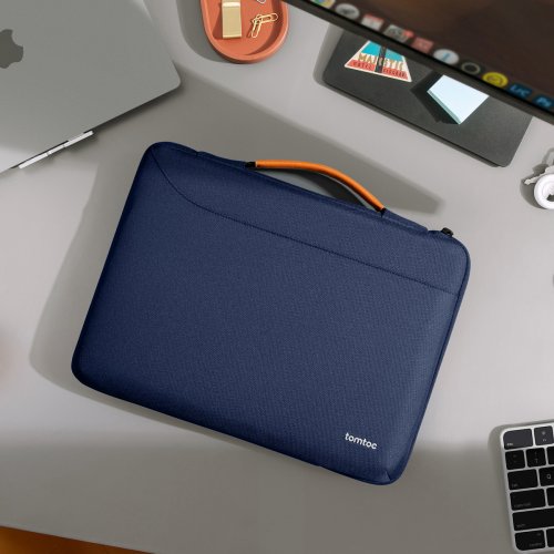 Сумка Tomtoc 14" Defender-A22 (A22D3B5) Navy Blue купить в Украине: Киев, Днепр, Харьков, Одесса  | Низкая цена, отзывы, характеристики от TELEMART фото