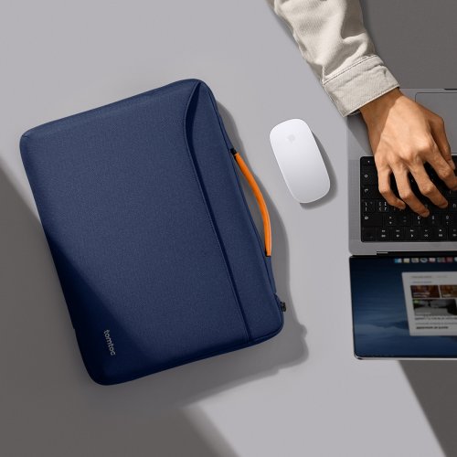 Сумка Tomtoc 14" Defender-A22 (A22D3B5) Navy Blue купить в Украине: Киев, Днепр, Харьков, Одесса  | Низкая цена, отзывы, характеристики от TELEMART фото