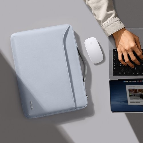 Сумка Tomtoc 16" Defender-A22 (A22F3B3) Mist Blue купити в Україні: Київ, Львів, Хмельницький, Тернопіль, Івано-Франківськ | Низька ціна, відгуки, характеристики від TELEMART фото