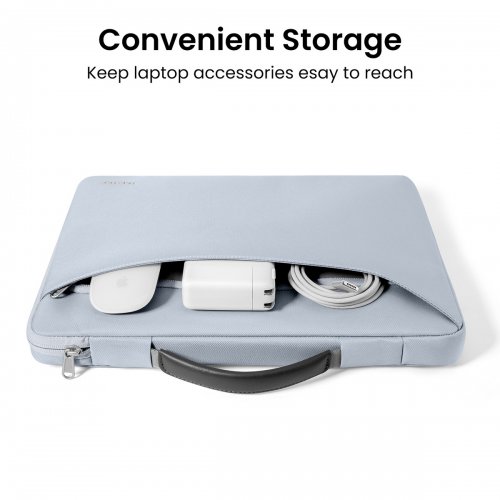 Сумка Tomtoc 16" Defender-A22 (A22F3B3) Mist Blue купити в Україні: Київ, Львів, Хмельницький, Тернопіль, Івано-Франківськ | Низька ціна, відгуки, характеристики від TELEMART фото